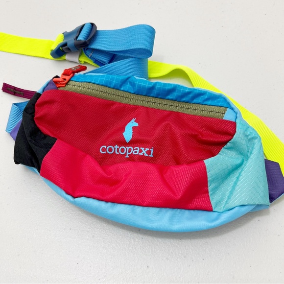 cotopaxi Handbags - Cotopaxi 1.5L Hip Pack Del Ria Fanny Pack Colorful Multicolor Hiking
